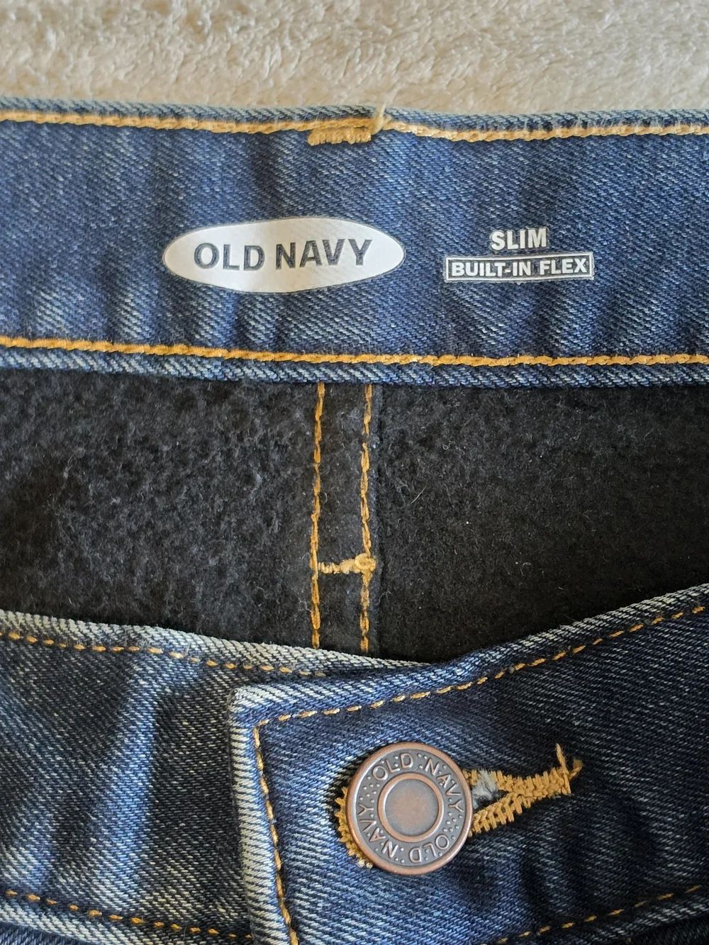 Old Navy Slim Men's Jeans in Dark Blue Denim